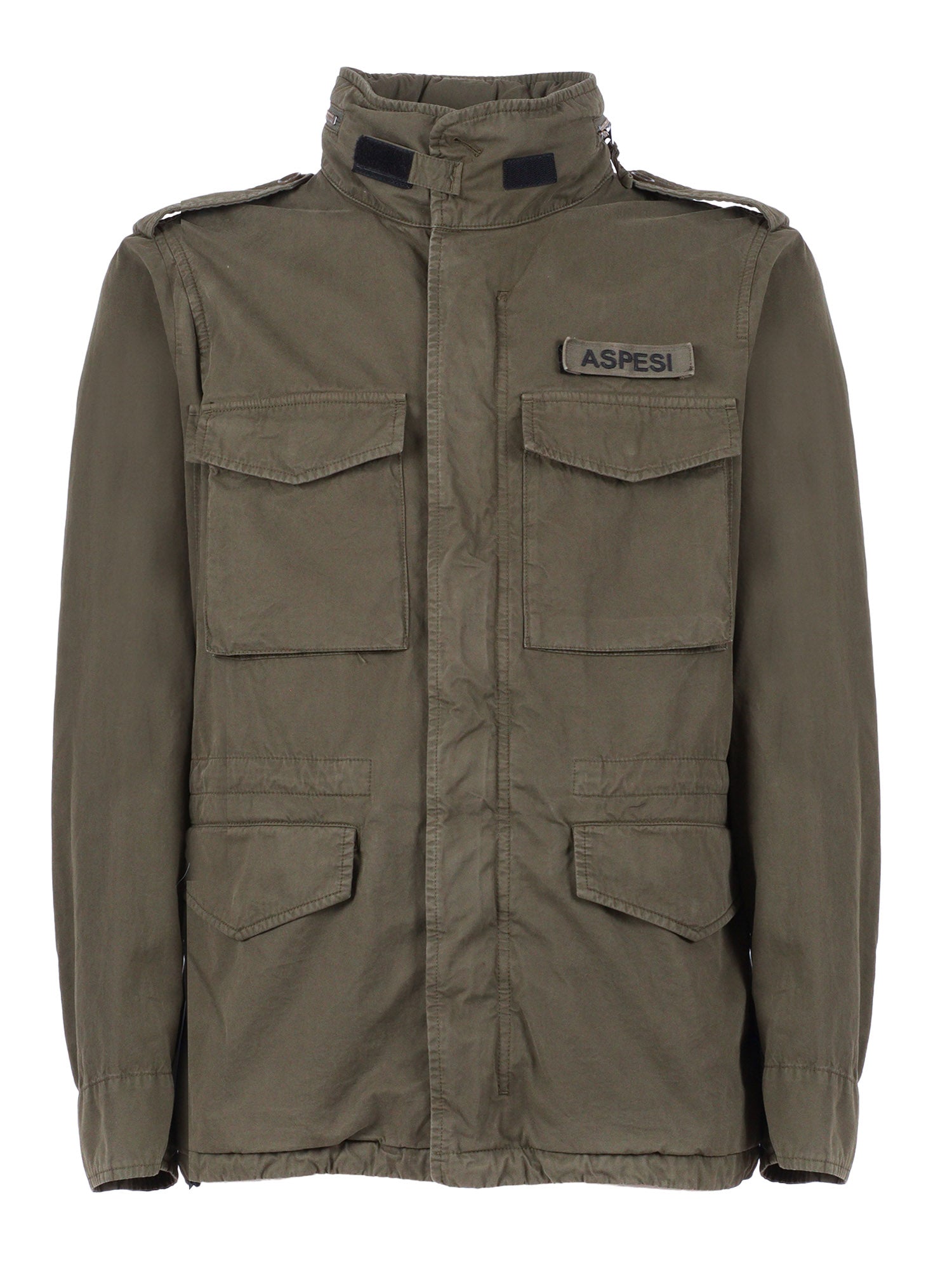 MAN JACKET Green Cotton Heavy