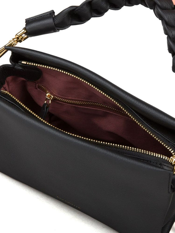 Coccinelle Mini Top Handle Bag Black-Cognac Black/cognac Bovine Leather / Top-handle-bags