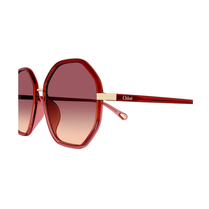 CH0133SA LINEA CHLOÉ 004 Rosso Bio-acetate Occhiali Sole