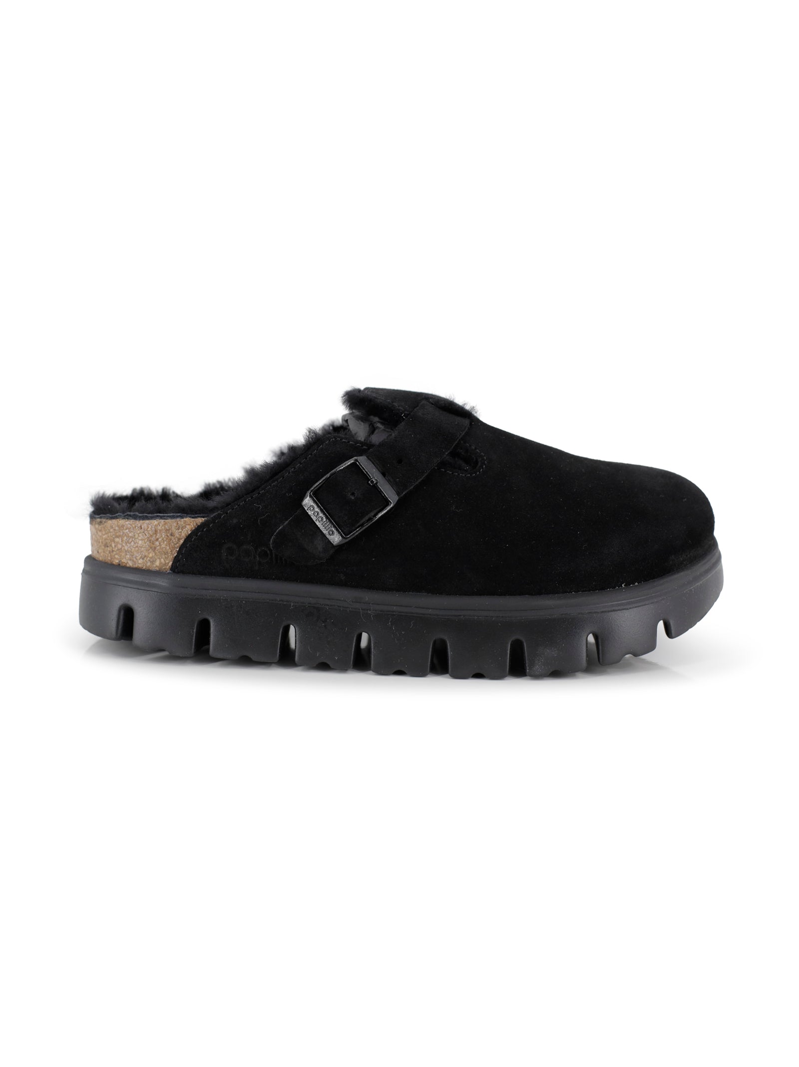 Birkenstock Flat Shoes Black Pelle Di Agnello