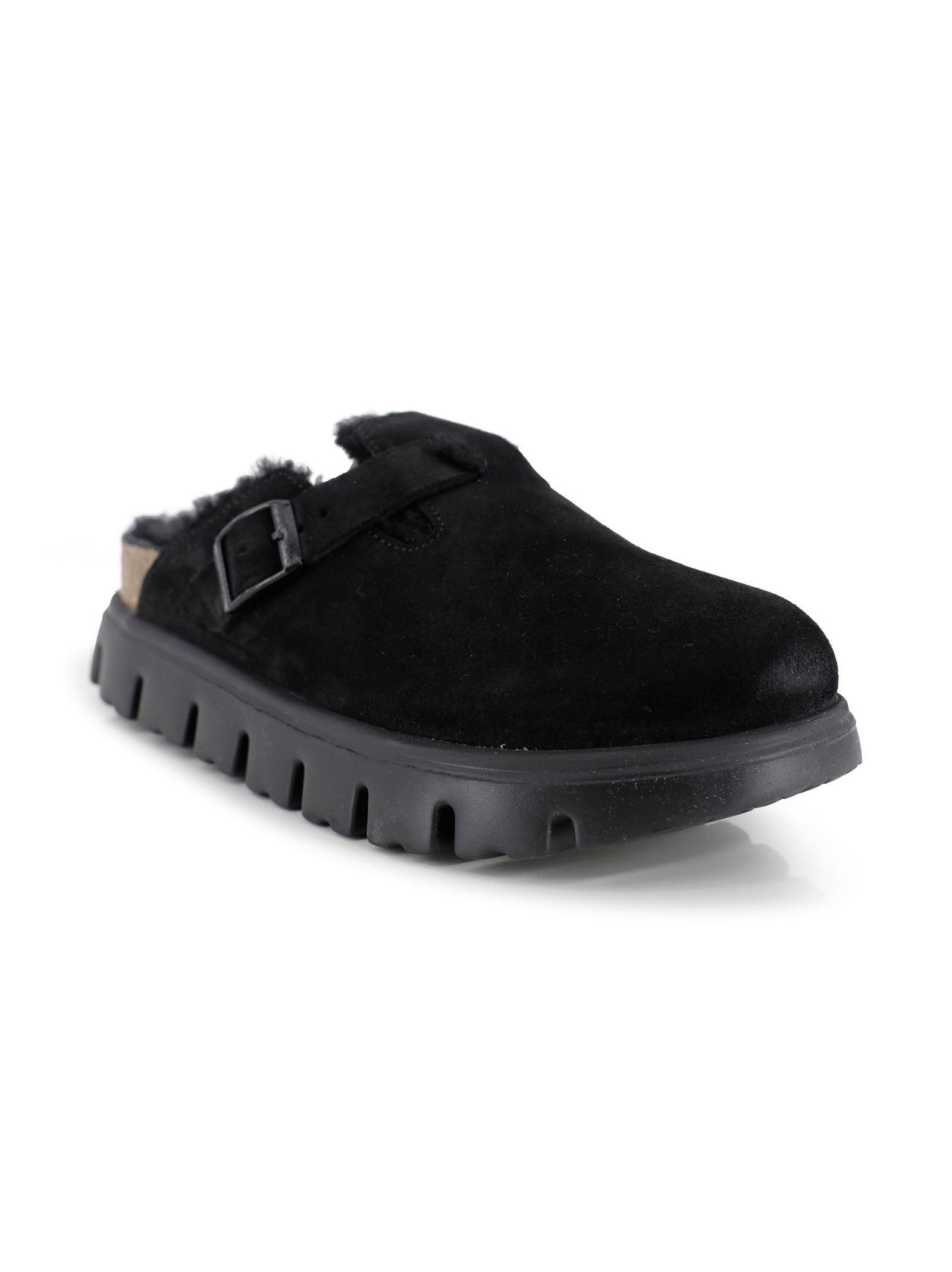 Birkenstock Flat Shoes Black Pelle Di Agnello