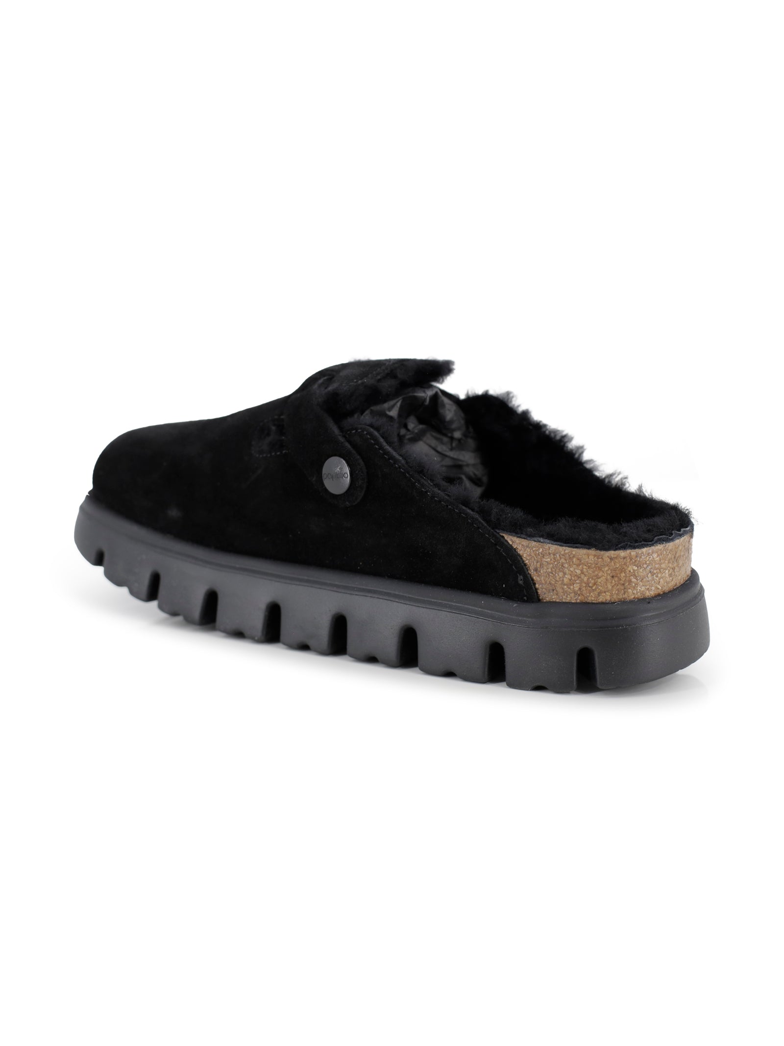 Birkenstock Flat Shoes Black Pelle Di Agnello