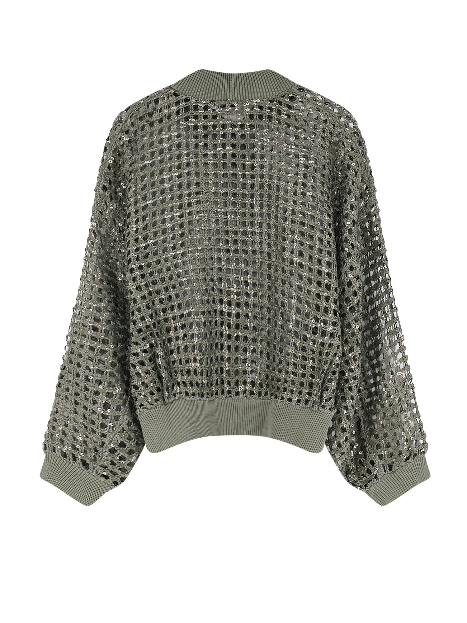 Brunello Cucinelli Sweaters Eucalyptus Seta Lino