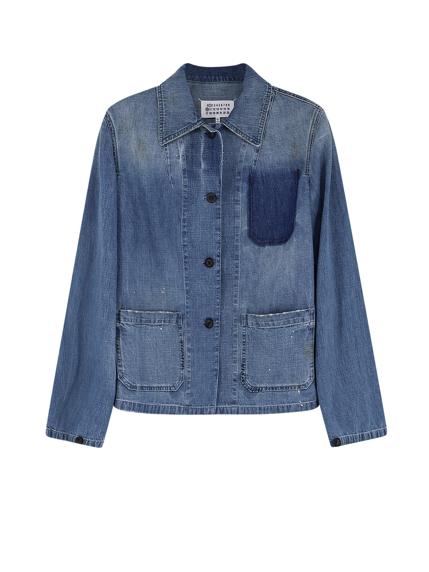 Maison Margiela Shirts Medium Blue Vintage Cotone