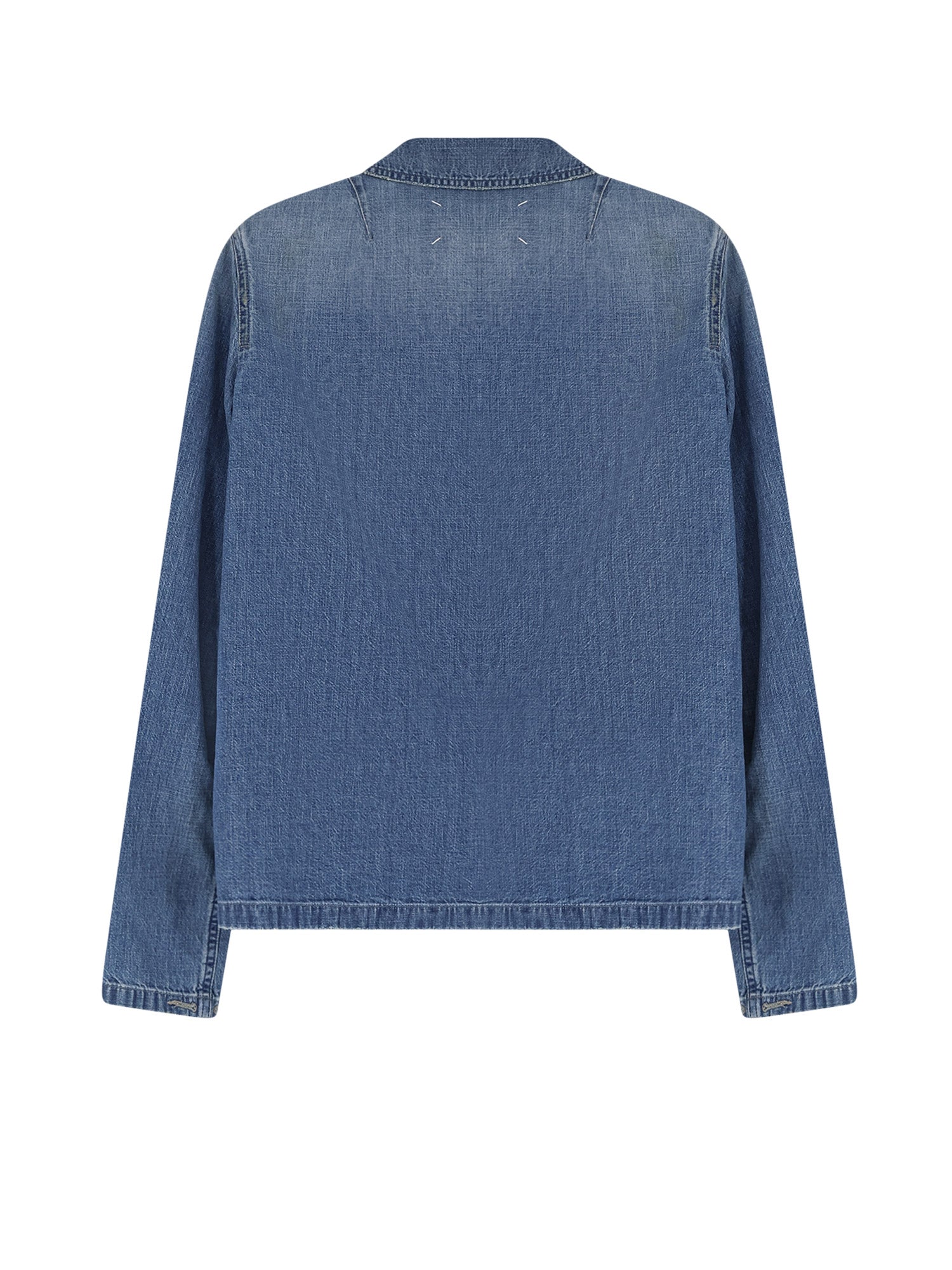 Maison Margiela Shirts Medium Blue Vintage Cotone