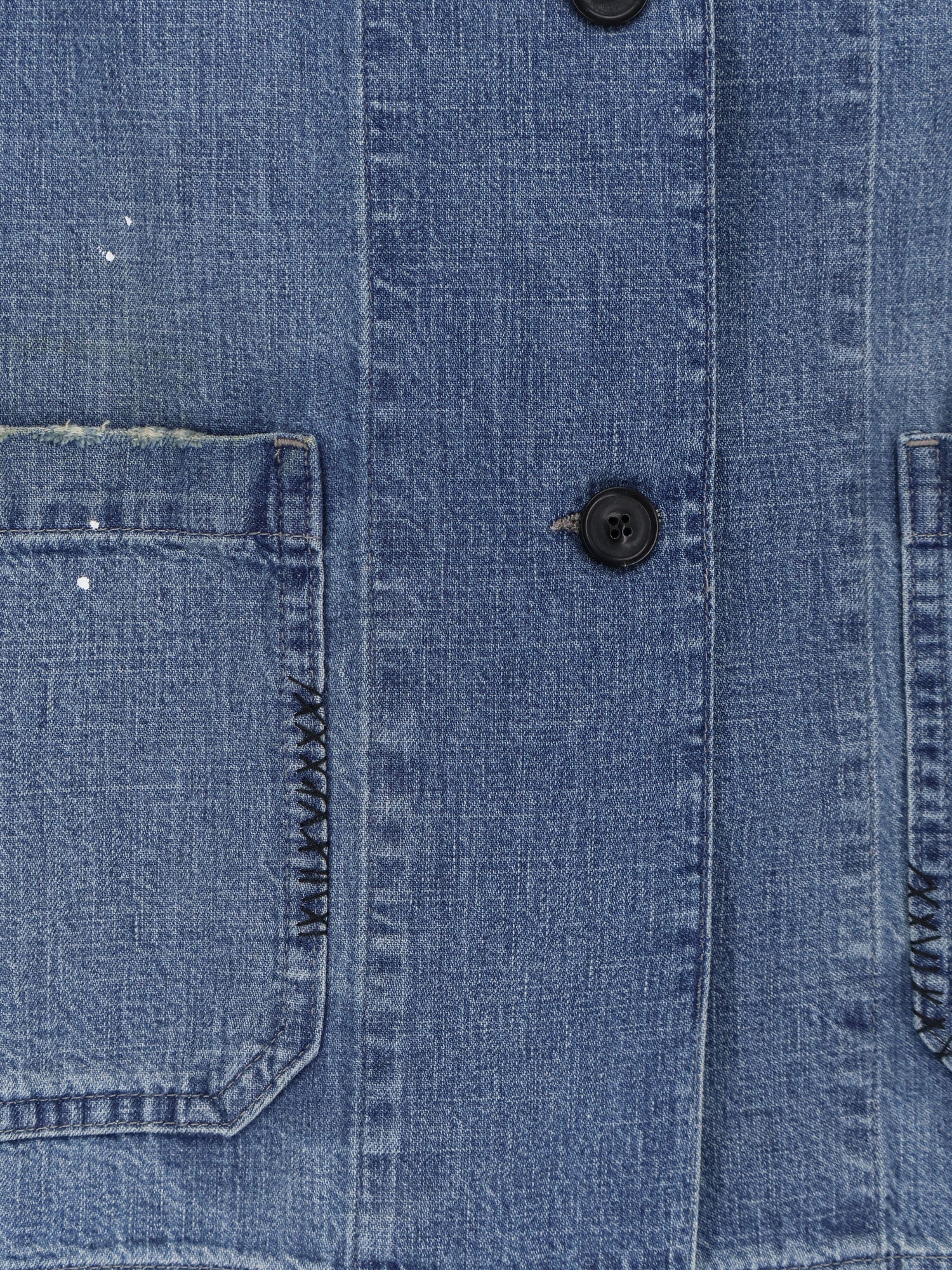 Maison Margiela Shirts Medium Blue Vintage Cotone