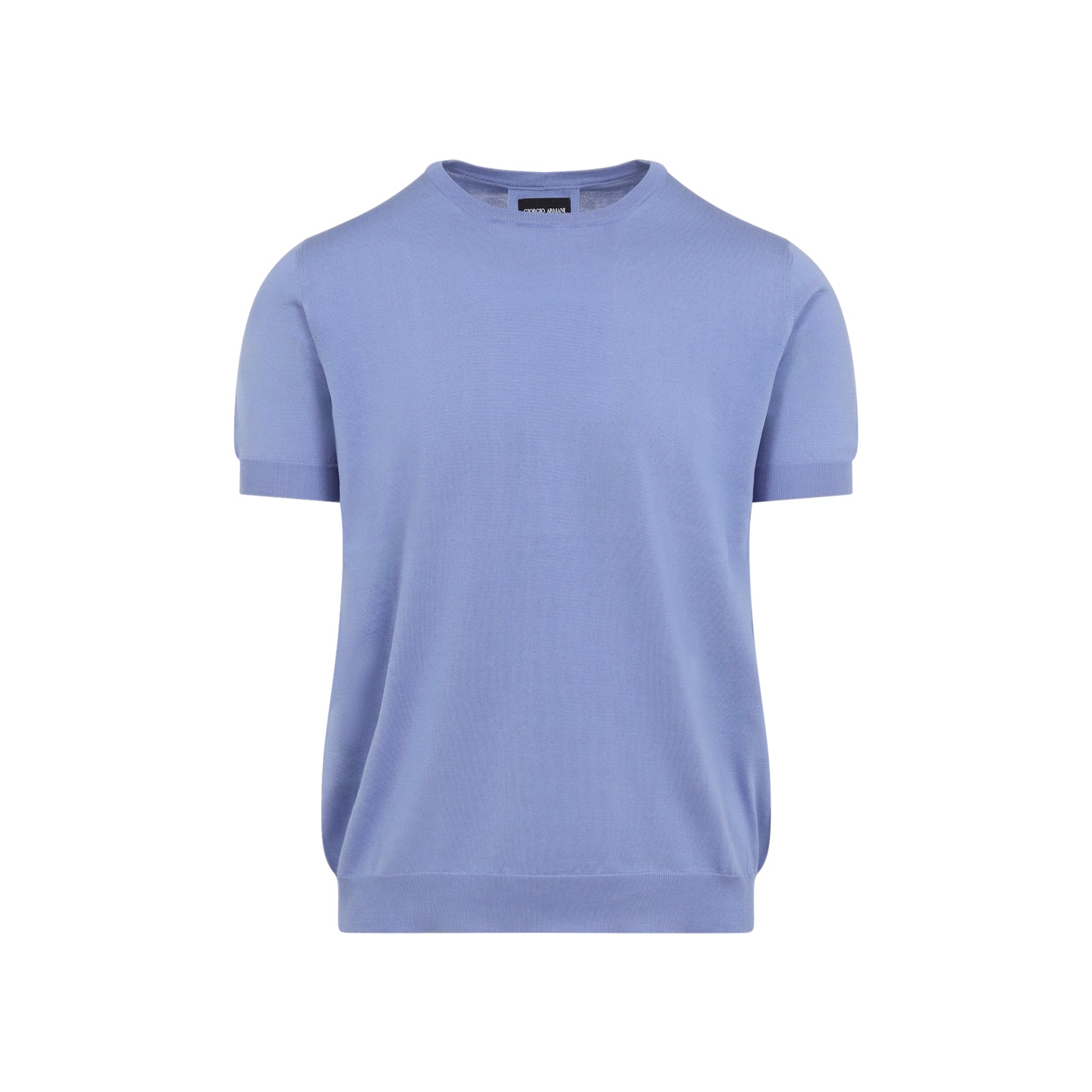Silk Pullover Blue Cotton Sweater