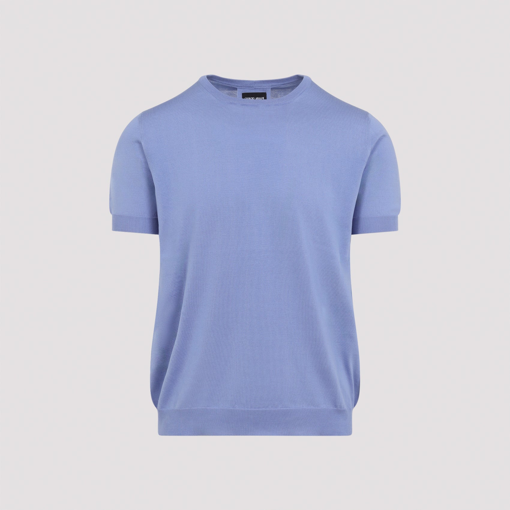 Silk Pullover Blue Cotton Sweater