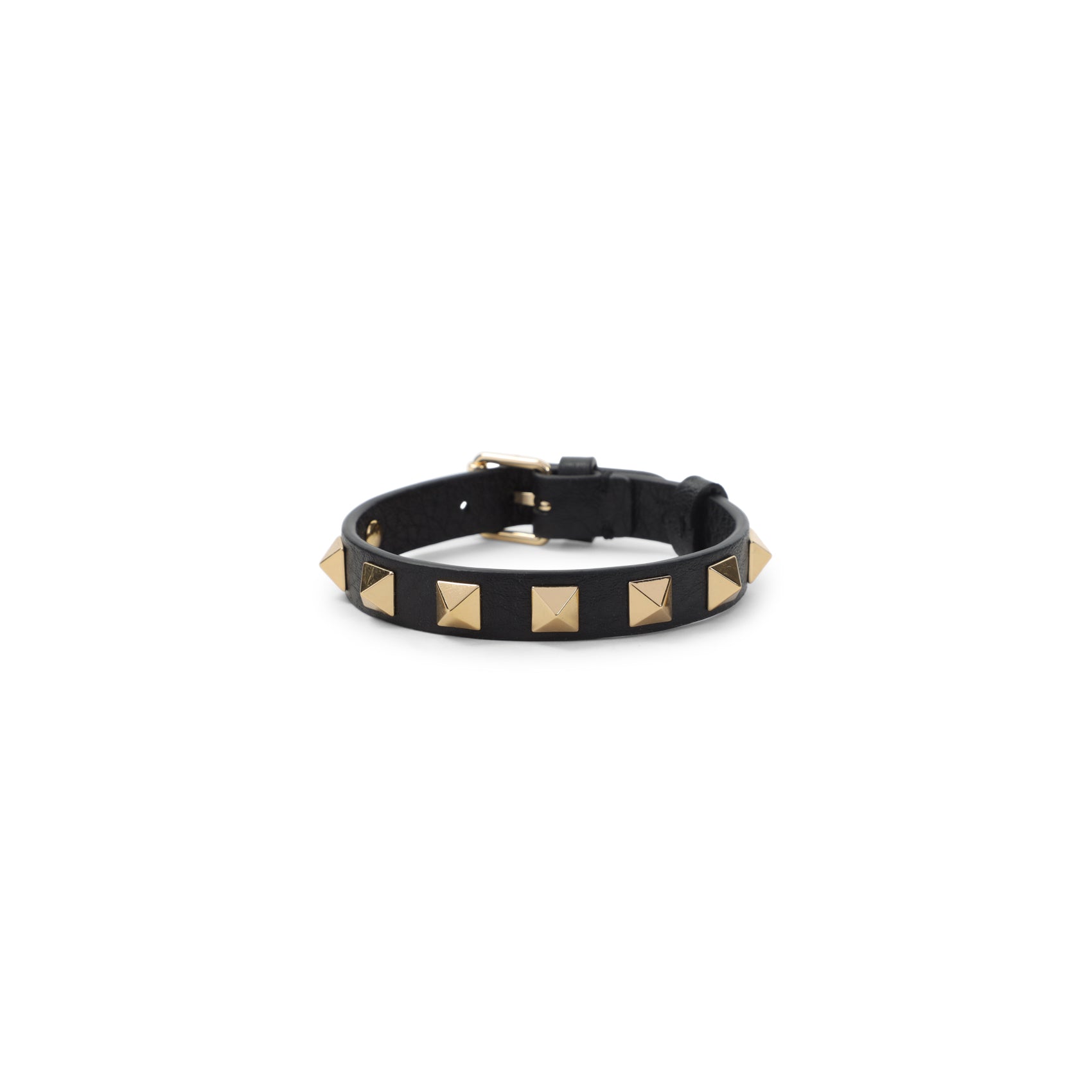 Leather Bracelet Black Calf Jewellery