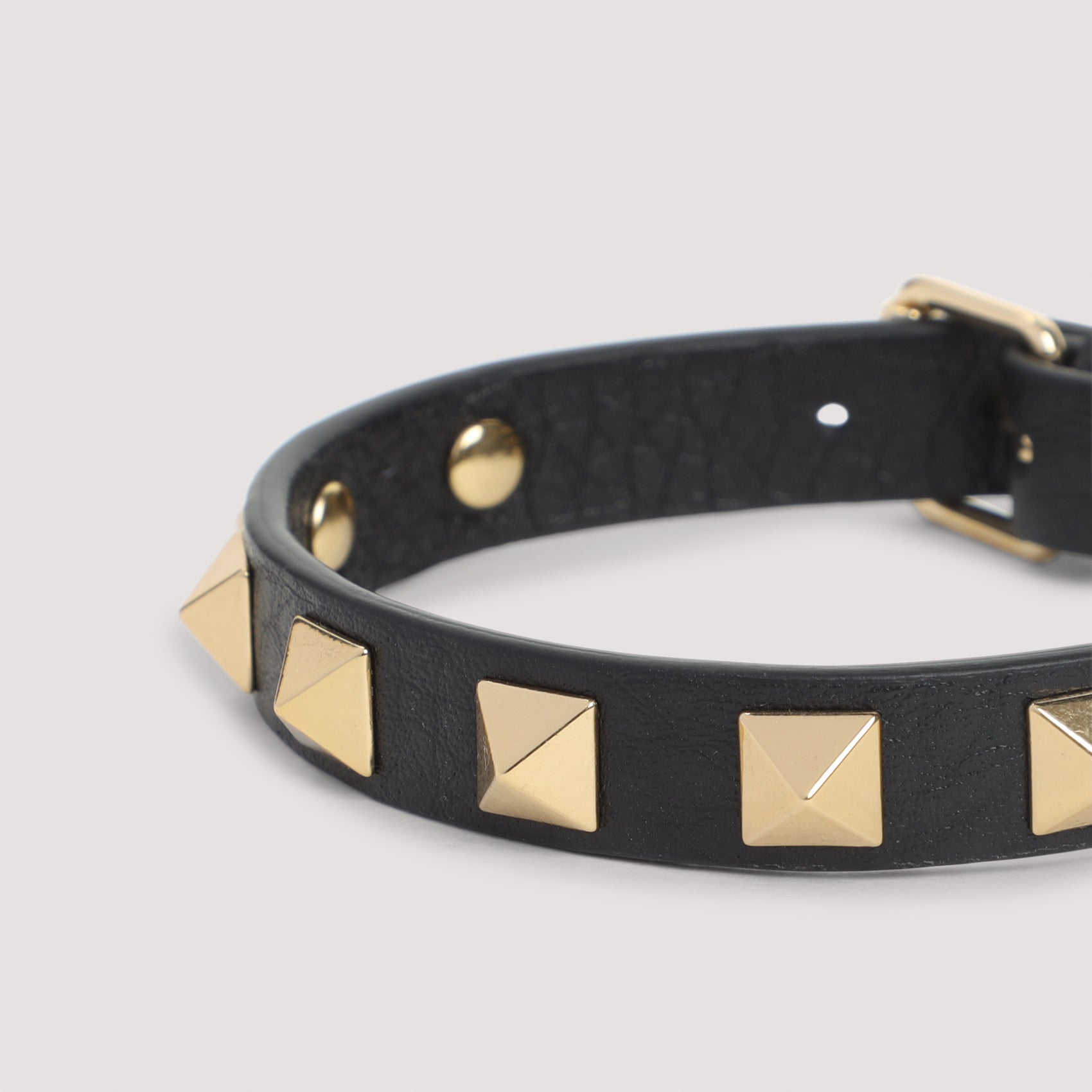 Leather Bracelet Black Calf Jewellery