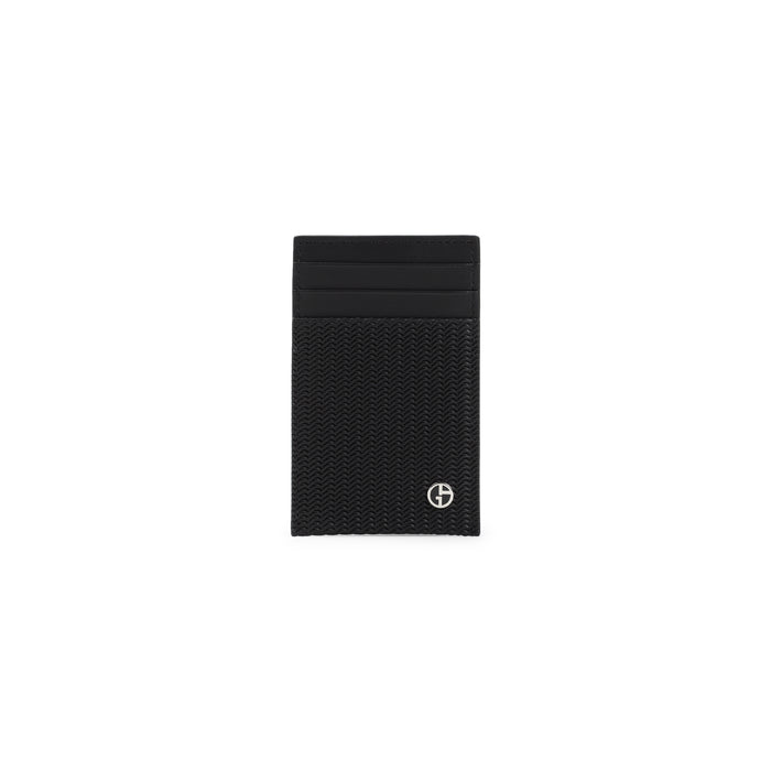 Credit Card Holder Black Calf Leather Smallleathergoods