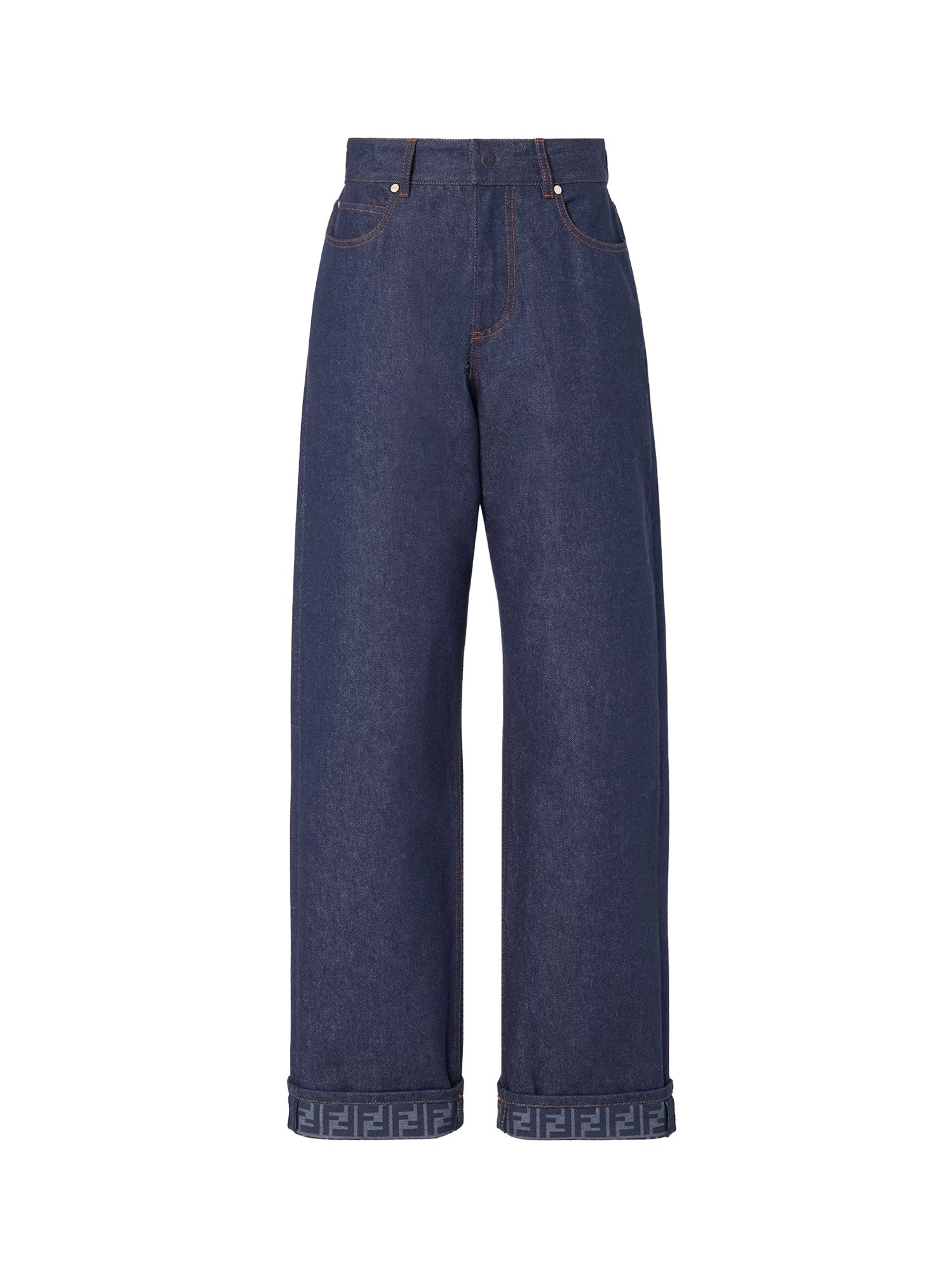 Fendi Jeans Blue Cotone