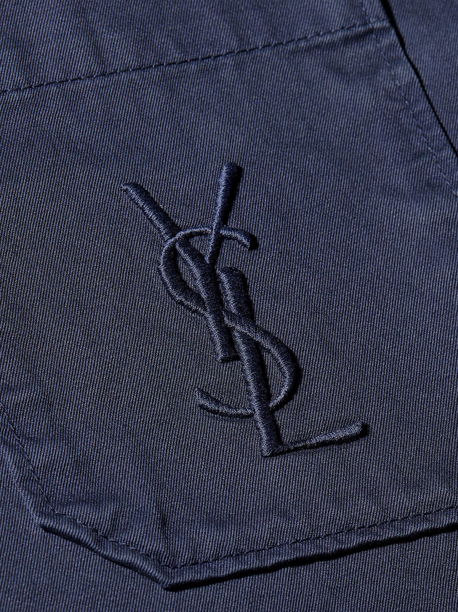 Saint Laurent Shirts French Navy Cotone