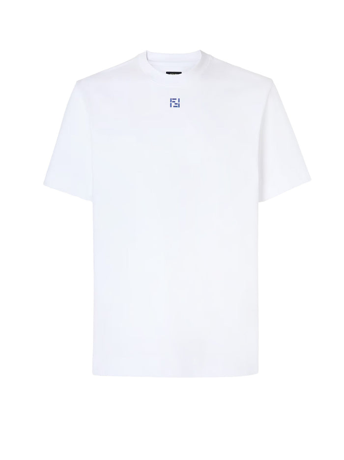 Fendi T-Shirts And Polos White Cotone