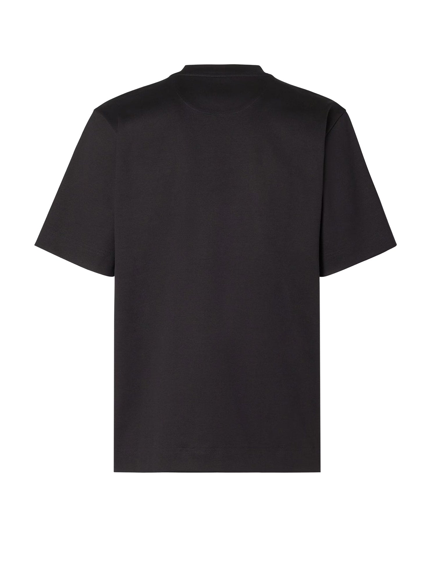 Fendi T-Shirts And Polos Black Cotone