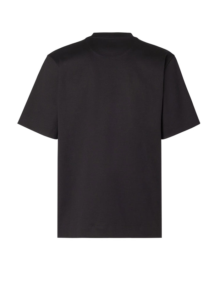Fendi T-Shirts And Polos Black Cotone