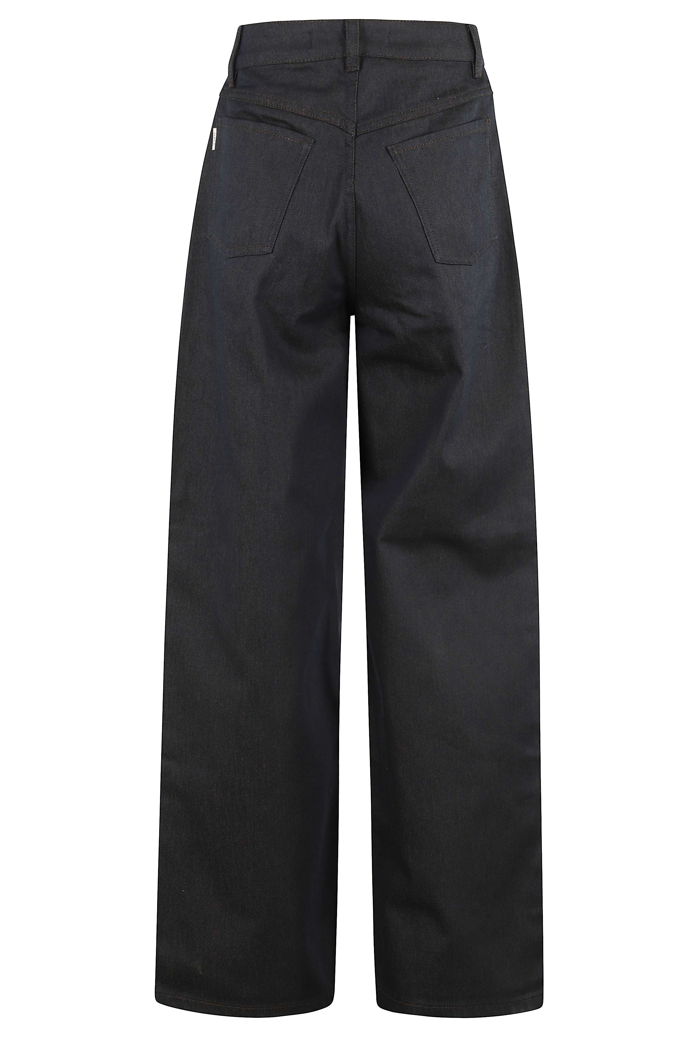 Cocoon Denim Pants Brown Cotone Jean