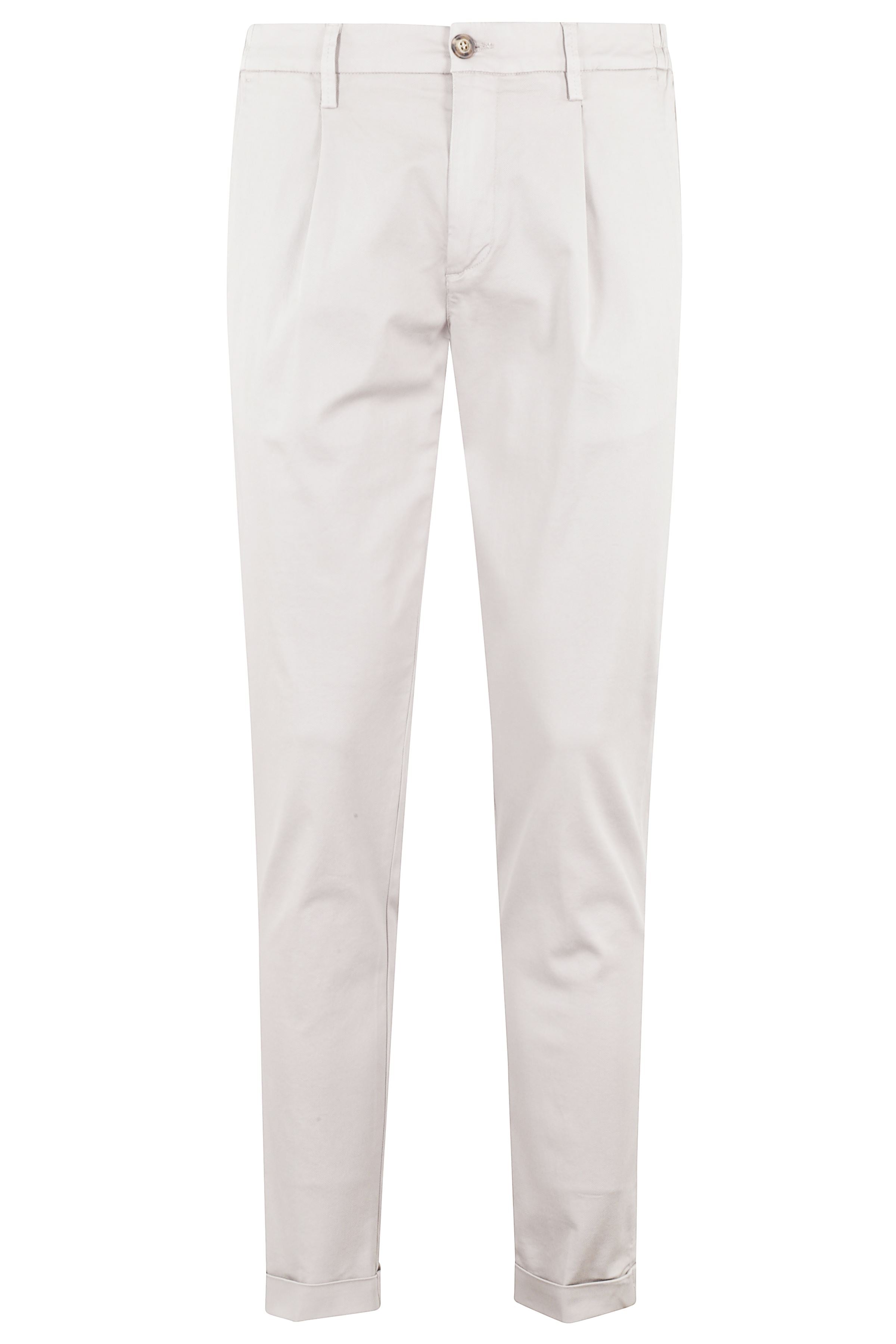 Mucha Elastico Con Pinces Nude & Neutrals Cotton Lyocell Pantaloni