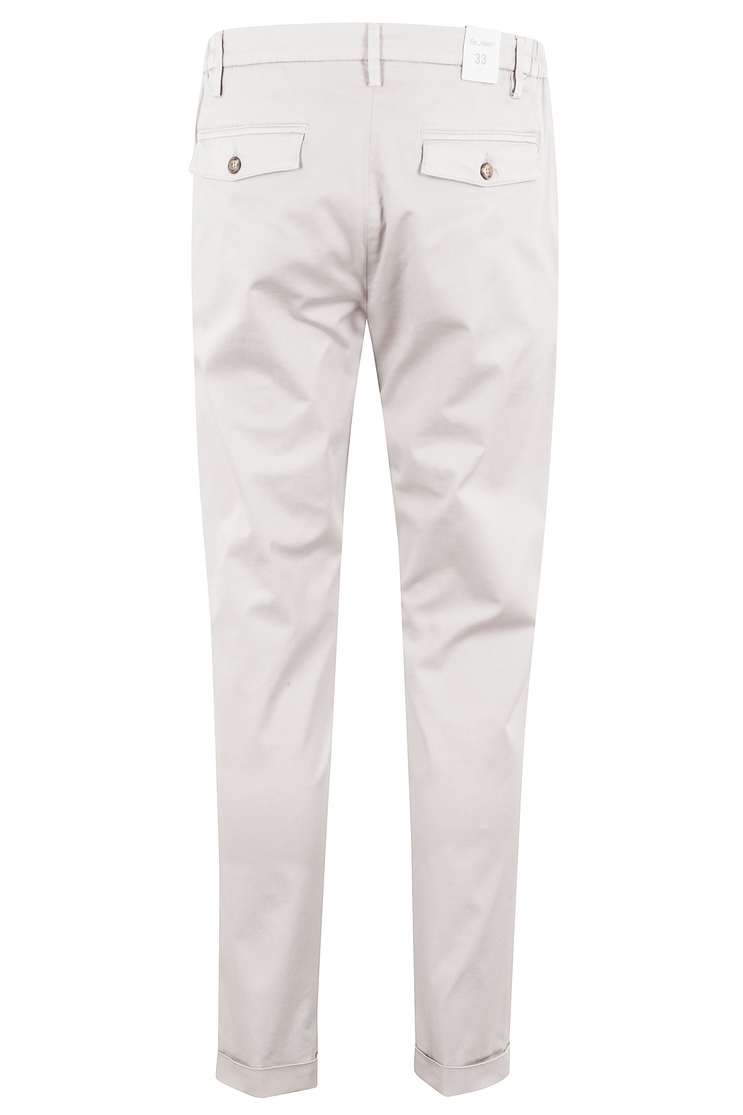 Mucha Elastico Con Pinces Nude & Neutrals Cotton Lyocell Pantaloni