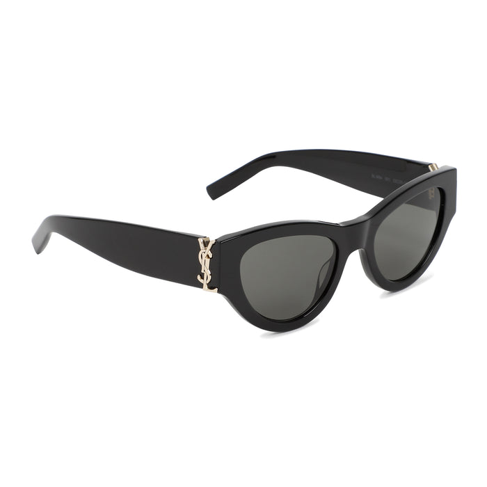 Sl M94 Sunglasses Black Acetate Metal Glasses