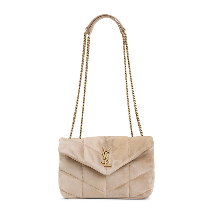 Mono Mini Bag Nude & Neutrals Calf Leather Satin Suede