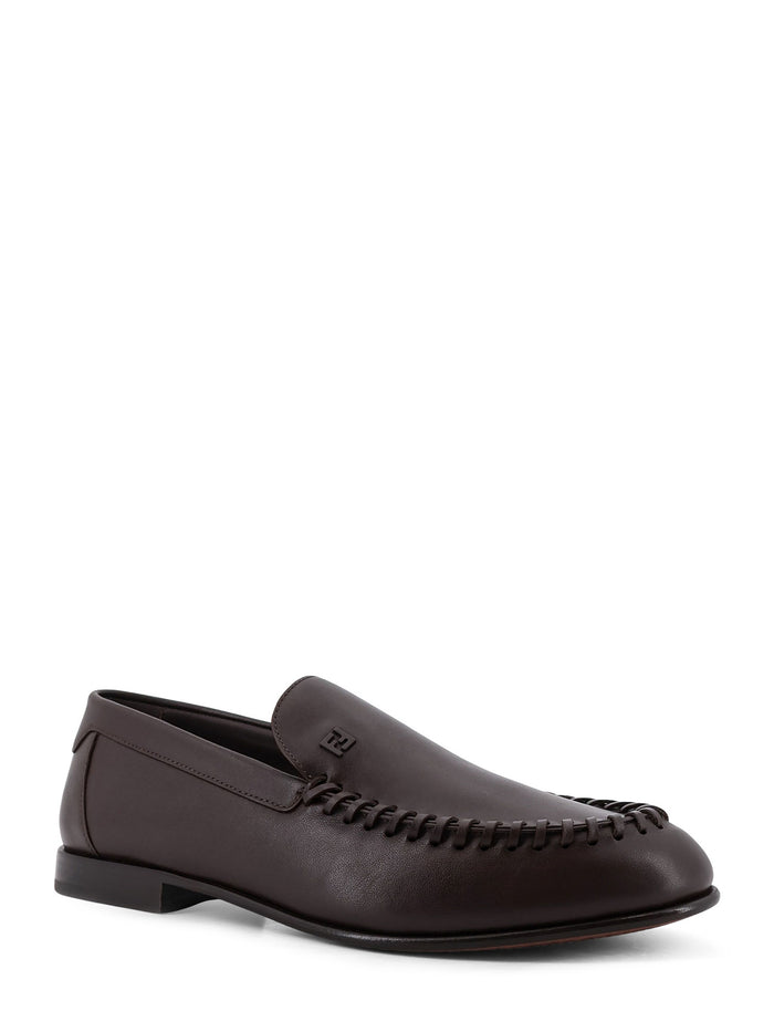 Fendi Flat shoes Chocolate Pelle
