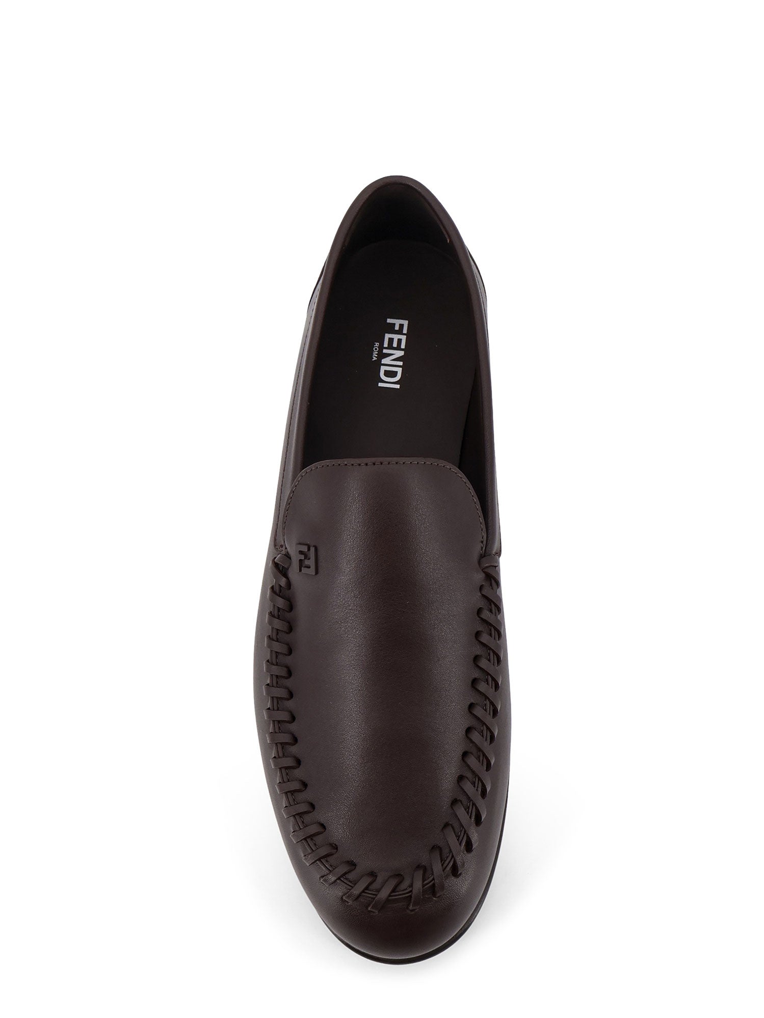 Fendi Flat shoes Chocolate Pelle