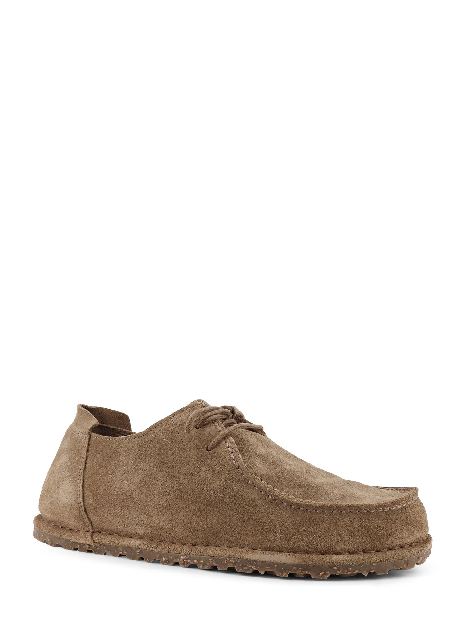 Birkenstock Flat Shoes Beige Suede