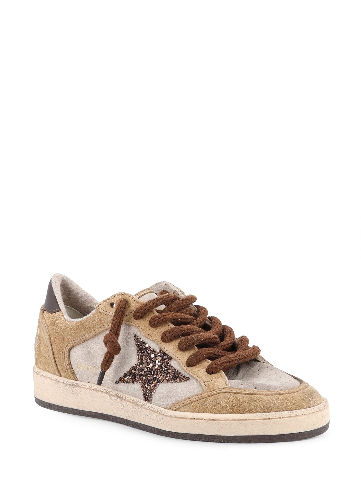 Golden Goose Sneakers Beige Brown Suede