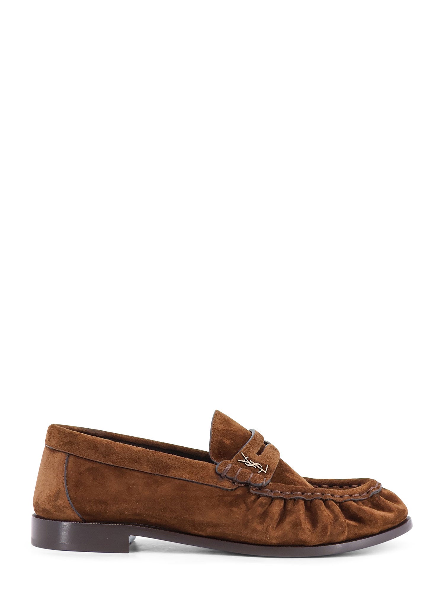 Saint Laurent Flat shoes Dark Havana Suede