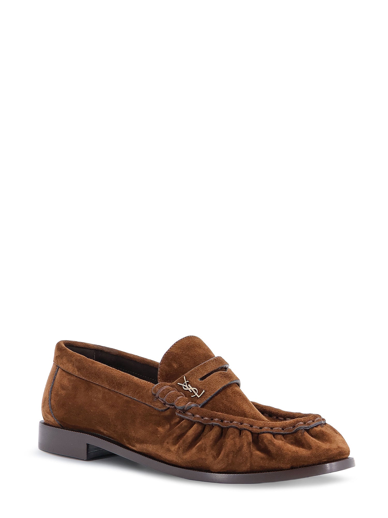 Saint Laurent Flat shoes Dark Havana Suede