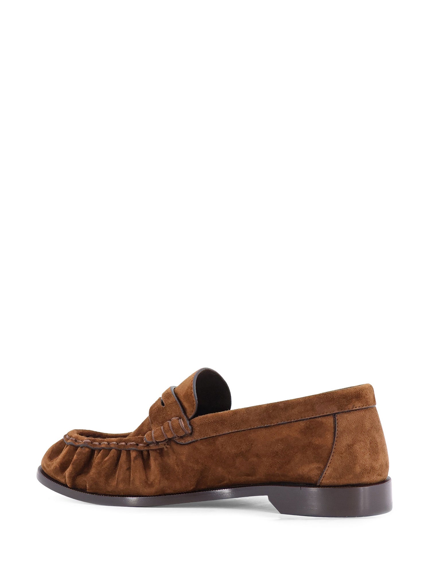 Saint Laurent Flat shoes Dark Havana Suede