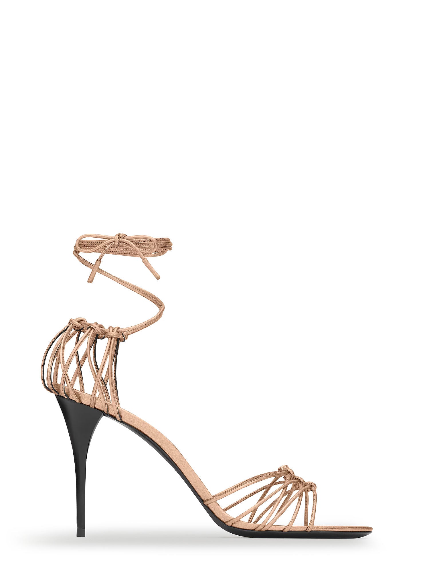 Saint Laurent Sandals Metal Soft Rose Pelle