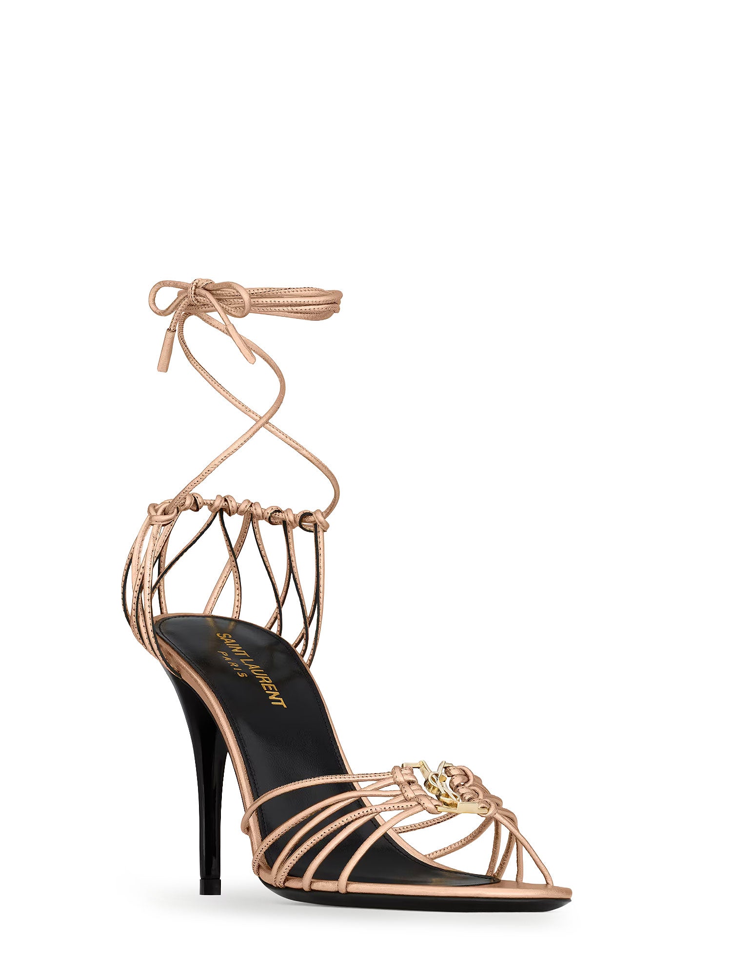 Saint Laurent Sandals Metal Soft Rose Pelle