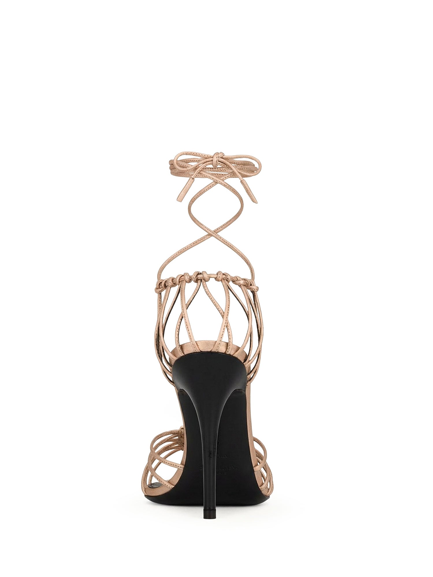 Saint Laurent Sandals Metal Soft Rose Pelle
