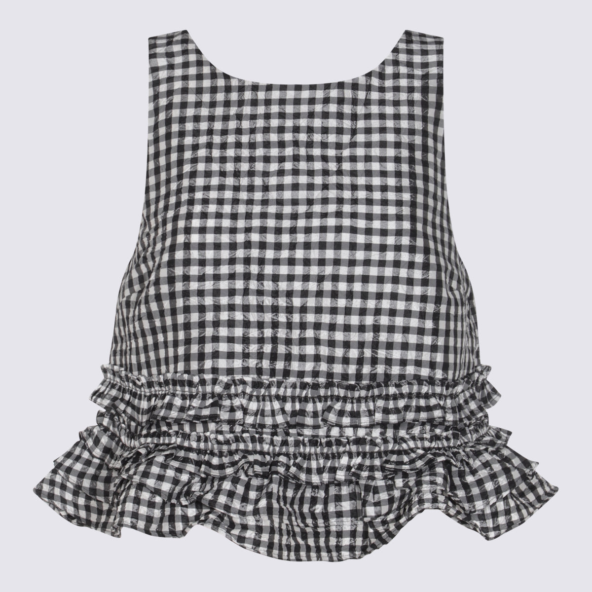 GANNI Top Black _pl