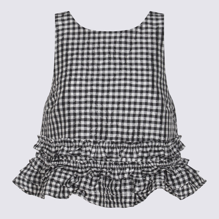 GANNI Top Black _pl