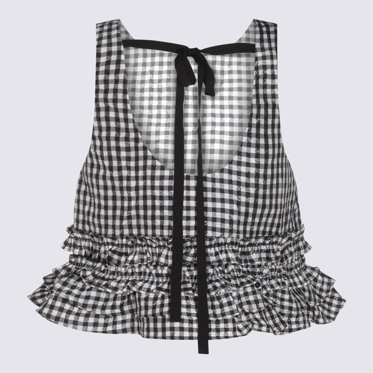 GANNI Top Black _pl