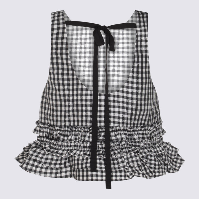 GANNI Top Black _pl