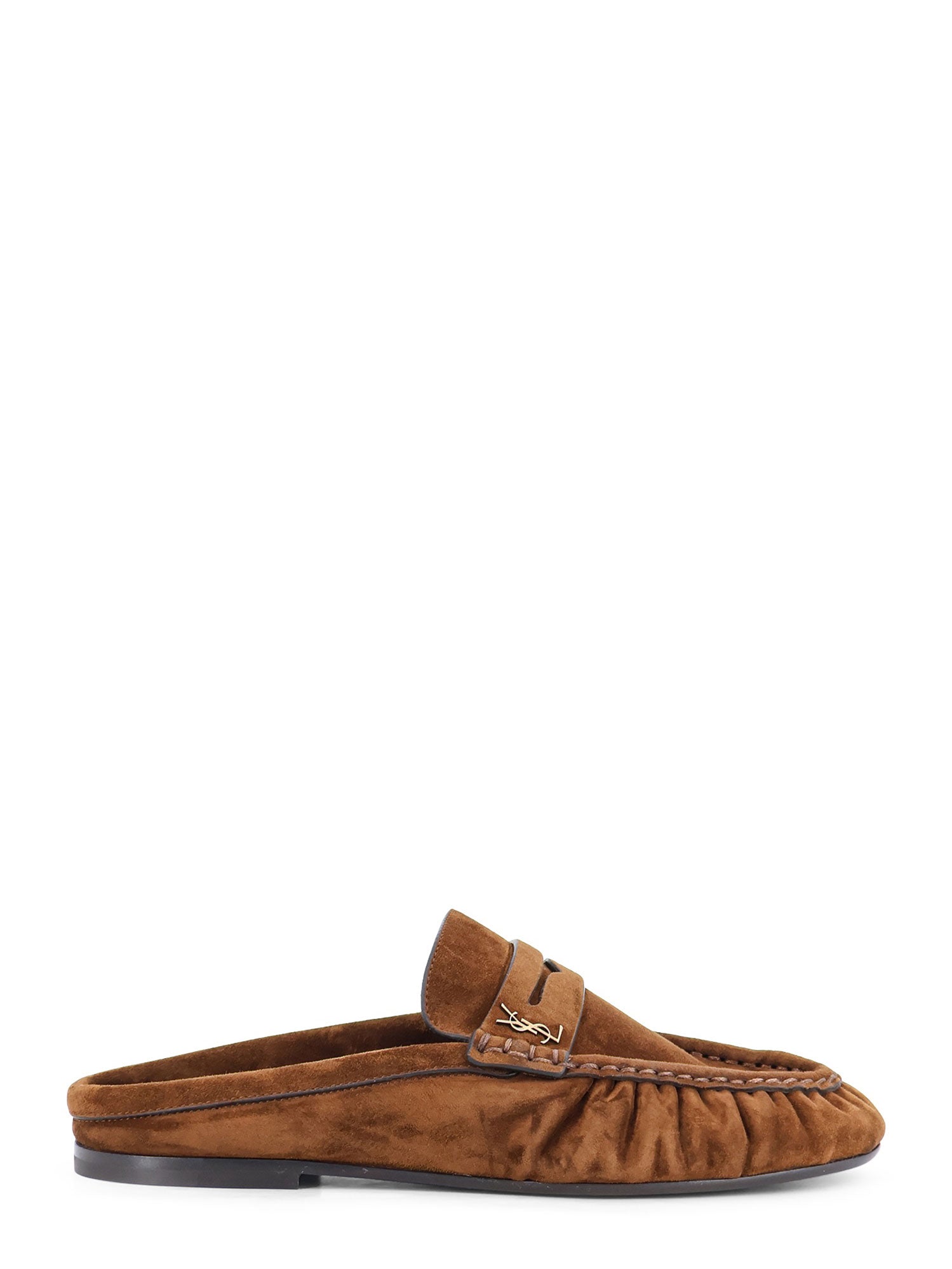Saint Laurent Sandals Dark Havana Suede