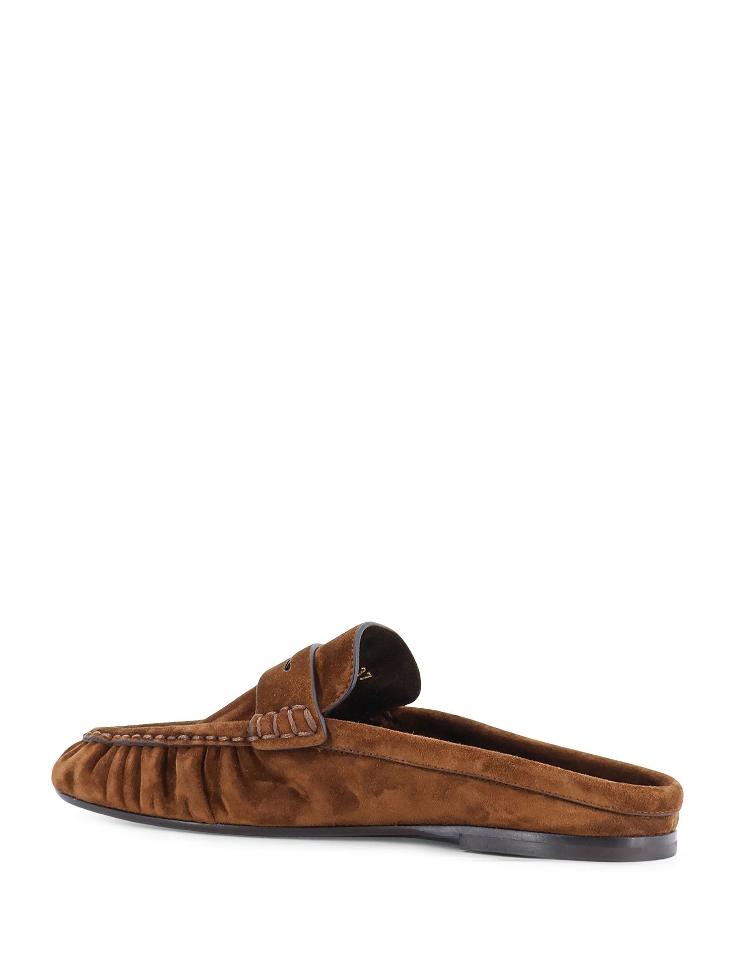 Saint Laurent Sandals Dark Havana Suede