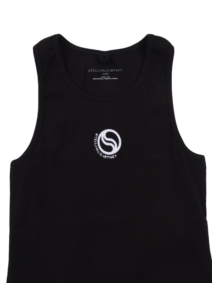 JERSEY DRESS Black Cotton