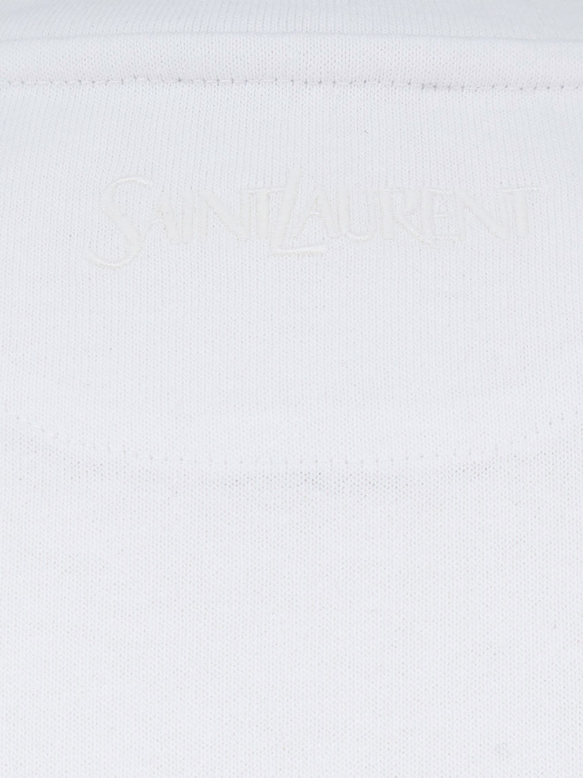 Saint Laurent T-shirts and Polos Biancospino Cotone
