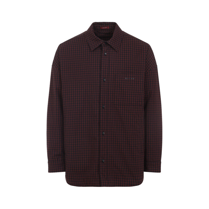 Spw Macro Vichy Jacket Red Cotton