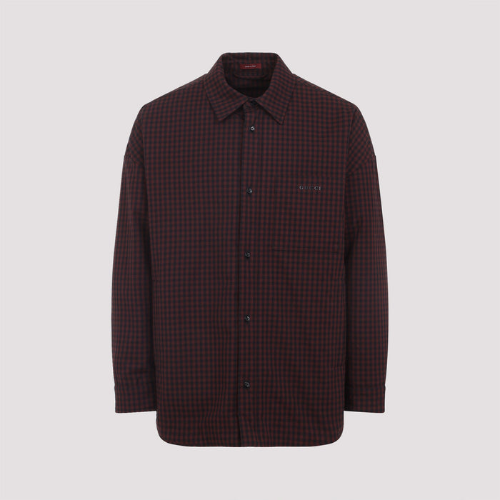 Spw Macro Vichy Jacket Red Cotton