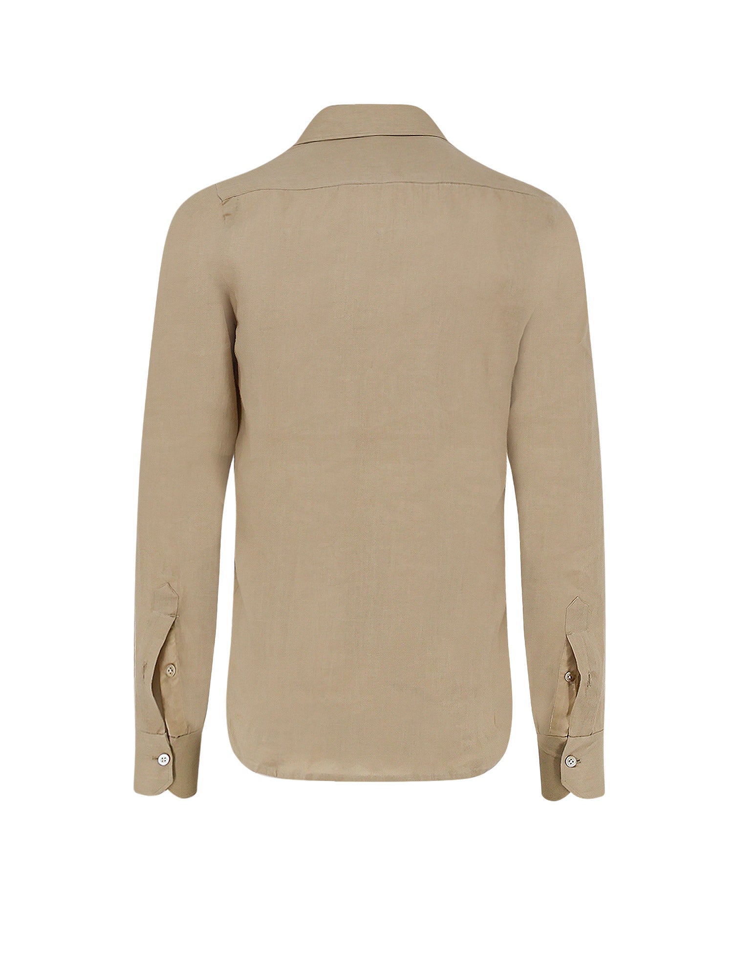 KITON CIRO PAONE Shirts Beige Lino