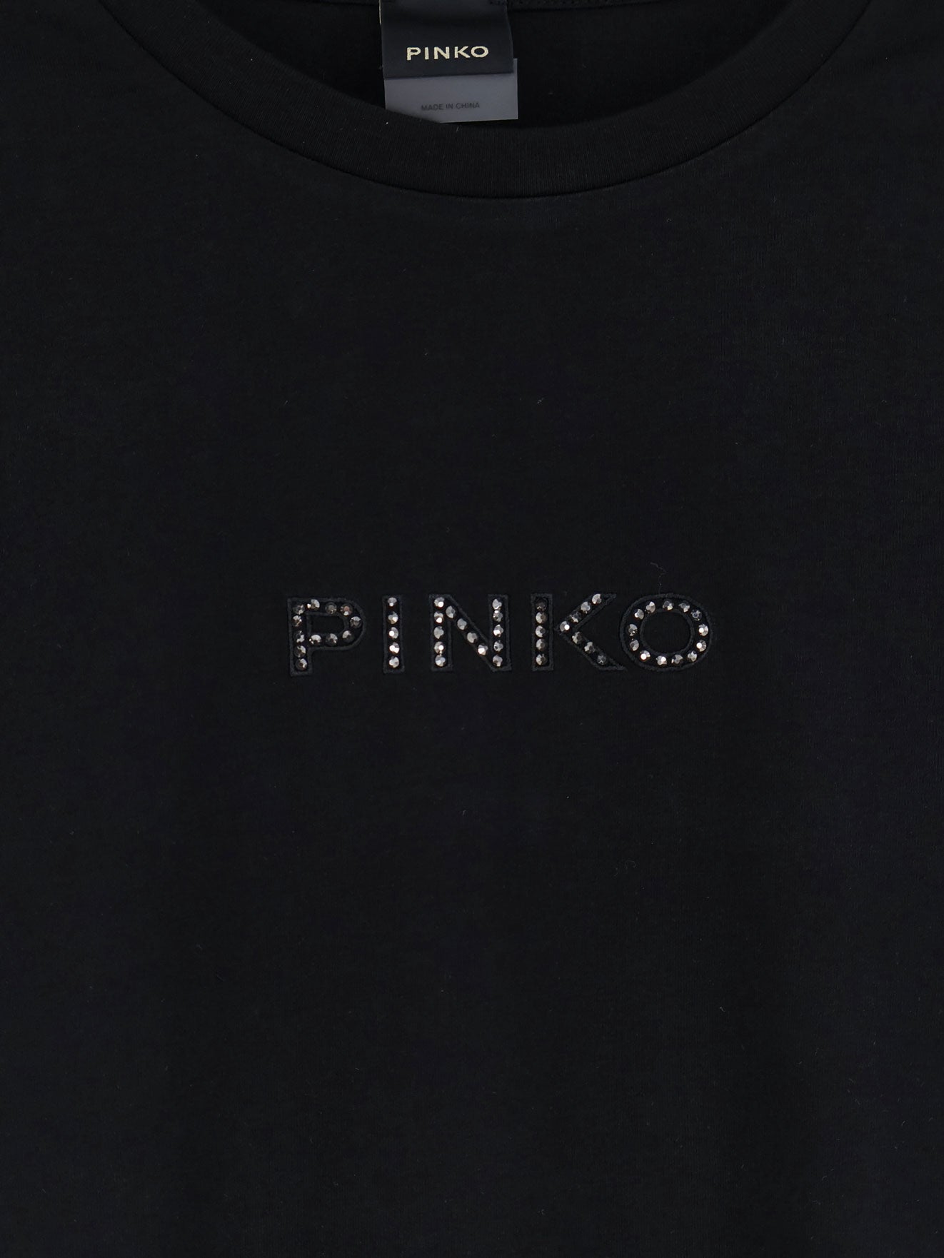 Pinko T-shirts and Polos Black Cotone