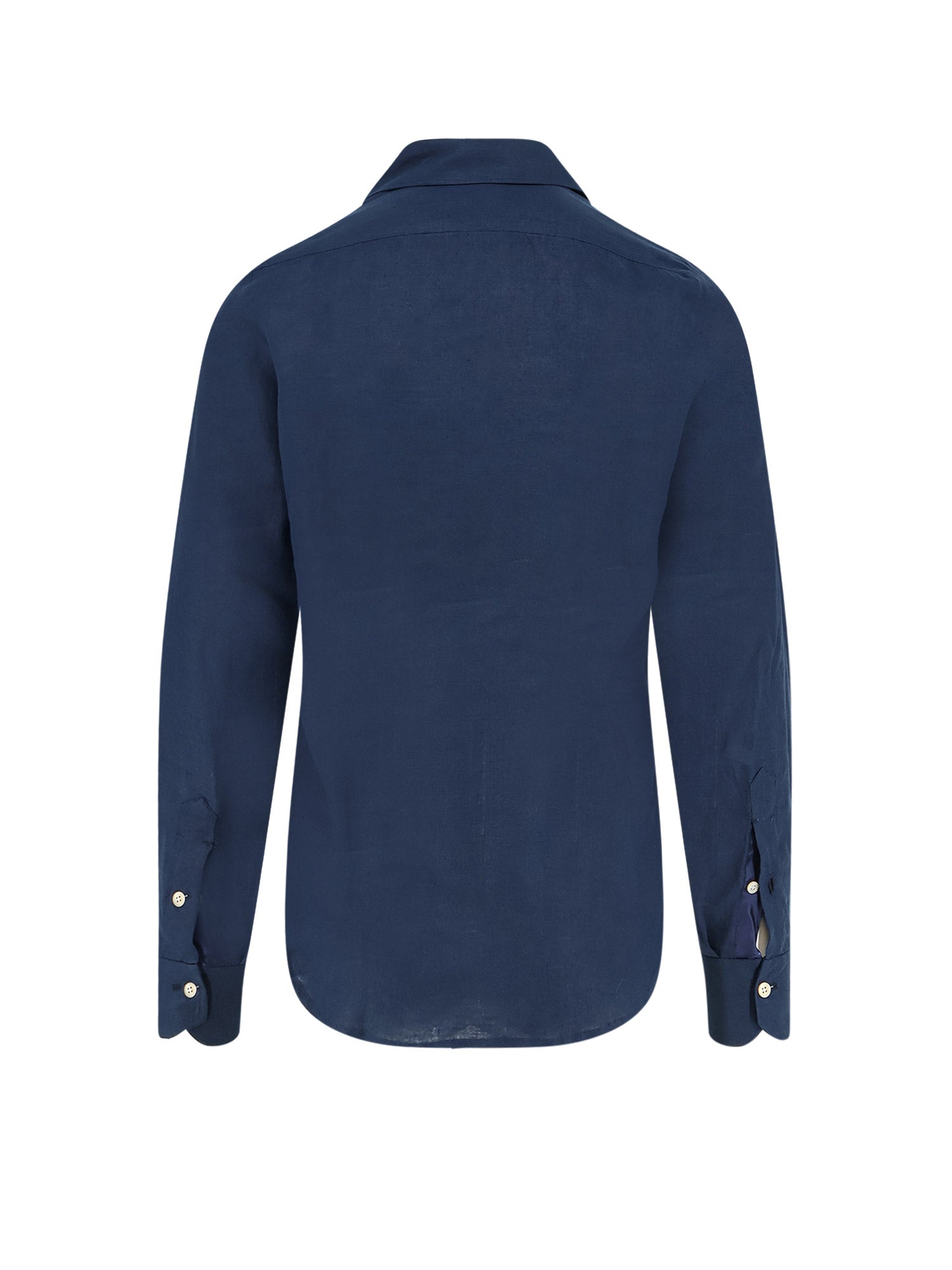 KITON CIRO PAONE Shirts Blue Lino