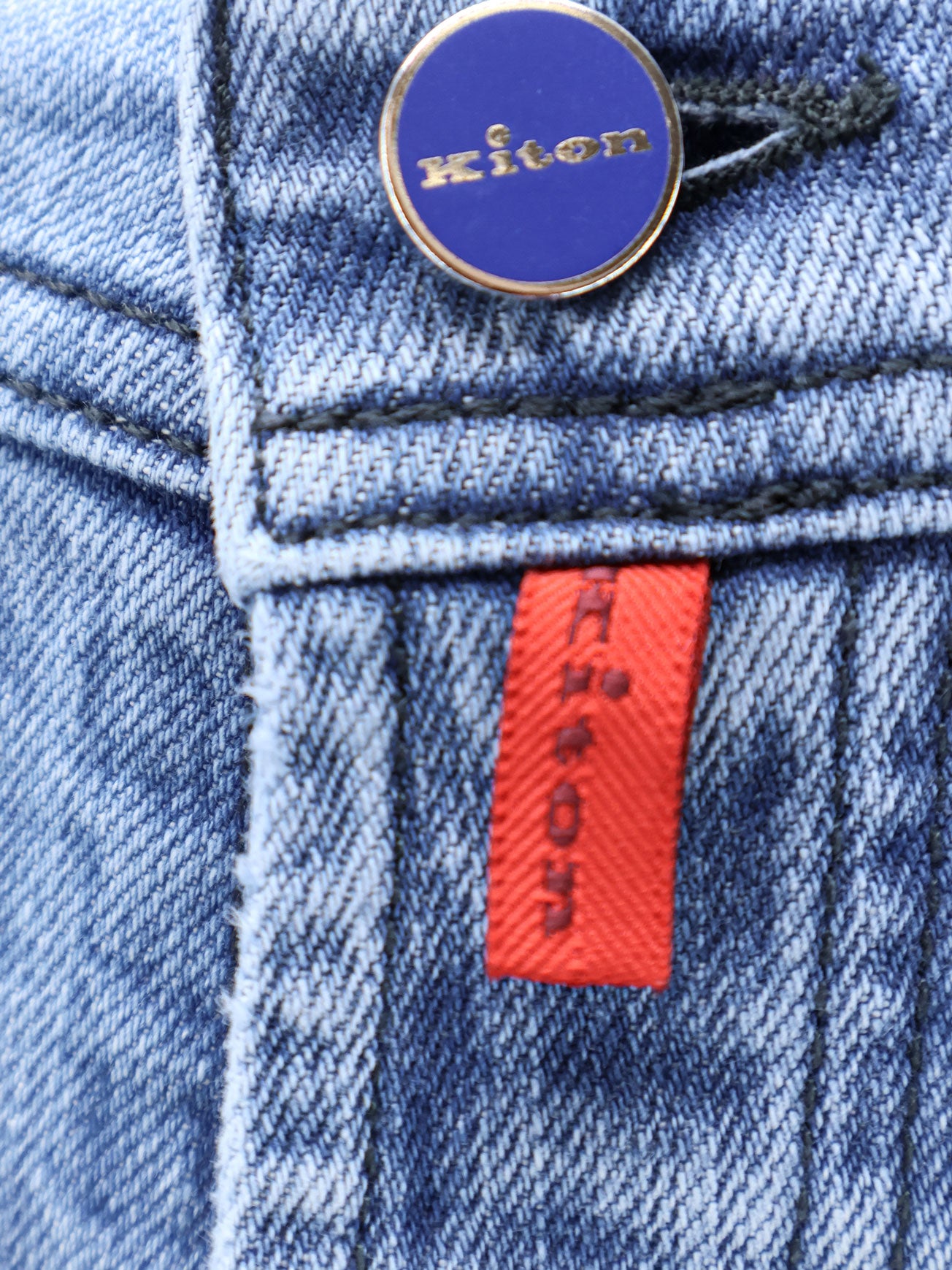 KITON CIRO PAONE Jeans Blue Cotone