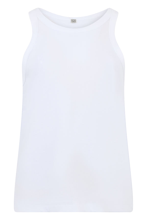 Cotton Top White Vests & Tank Tops